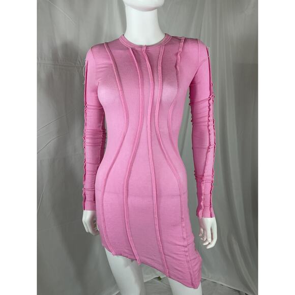 SAMI MIRO VINTAGE Pink Asymmetrical Dress - Picture 2 of 4